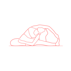 Humans Yoga Poses Revolved Head To Knee Pose Vinyl Svg File, Free Vectors File